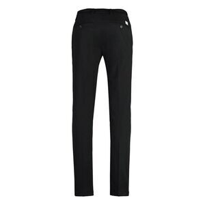 DEPARTMENT FIVE Men's Tailored Fit Flat Front Pants Men BLACK
